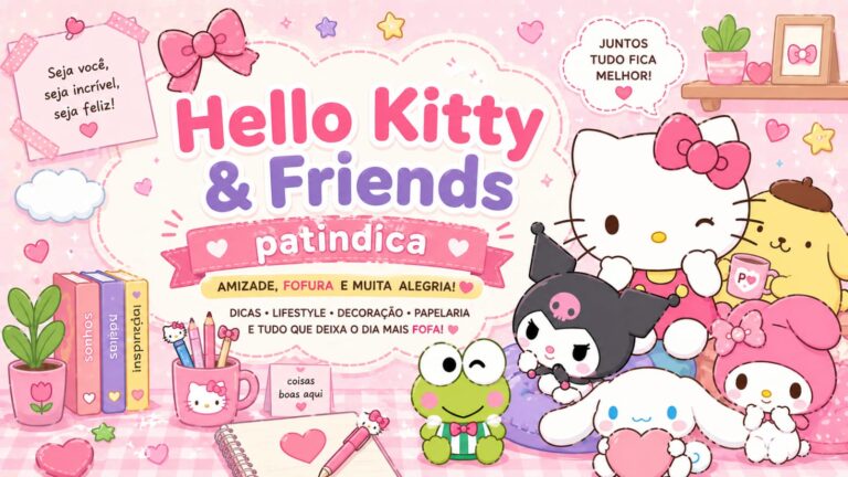 🎀 HELLO KITTY E SUA TURMA: PRESENTES DA HELLO KITTY E OS PRODUTOS MAIS FOFOS E DESEJADOS QUE ESTÃO BOMBANDO EM 2026!